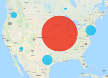 A map of where the dual citizenship applicants were born