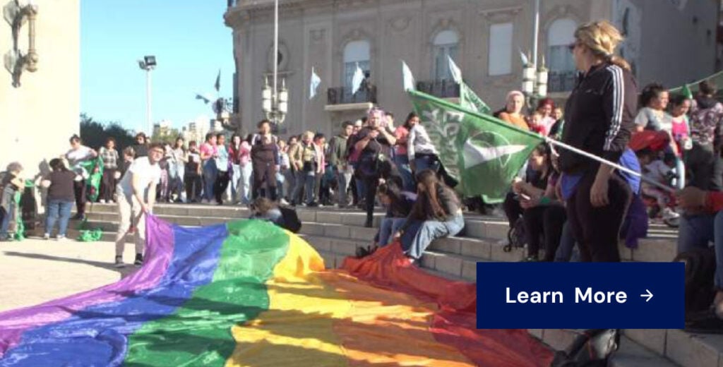 Pride parade event on the streets of Luxembourg