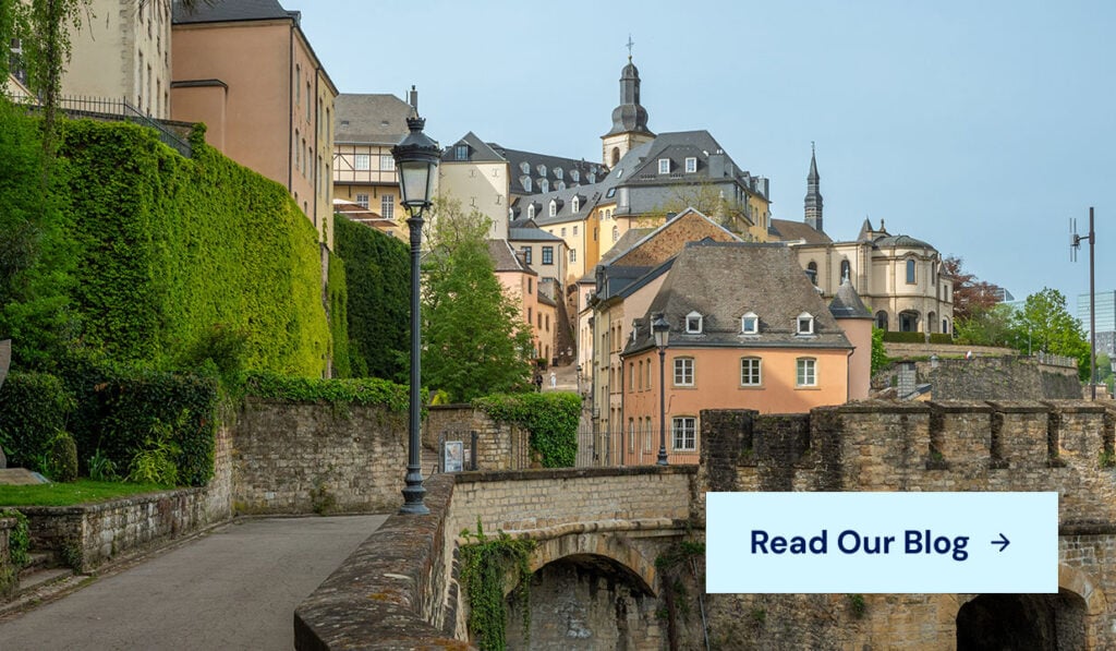 street view of Luxembourg city