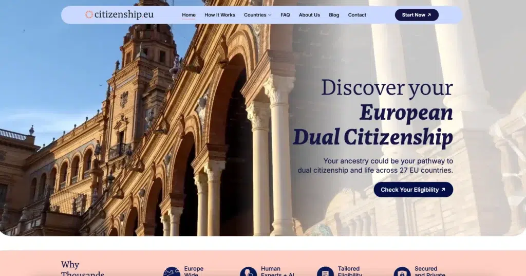 , Introducing Citizenship.EU — a new way to explore EU citizenship by ancestry, luxcitizenship.com