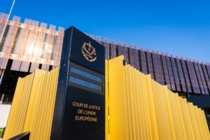 The court of justice of the European Union, located in Luxembourg.