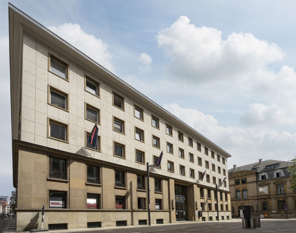 Street view of Luxembourg's Maison de l'Orientation building