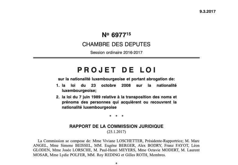 Luxembourg nationality law history, History of The Luxembourgish Nationality Law and Dual Nationality, LuxCitizenship