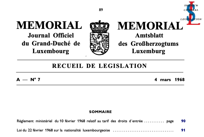 Luxembourg nationality law history, History of The Luxembourgish Nationality Law and Dual Nationality, LuxCitizenship