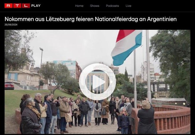 Luxembourgish Descendants Celebrate National Day in Argentina